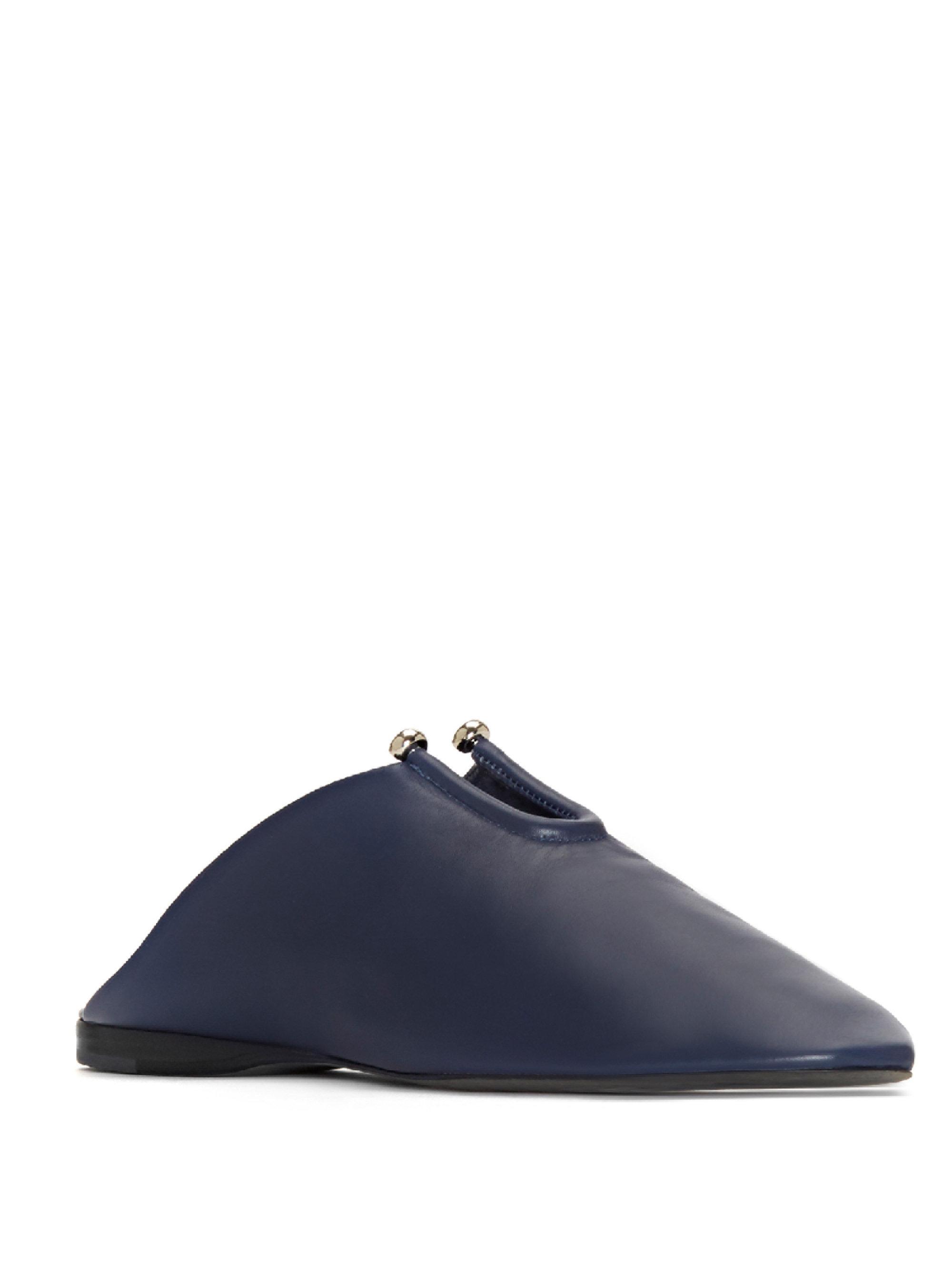 blue mules flat